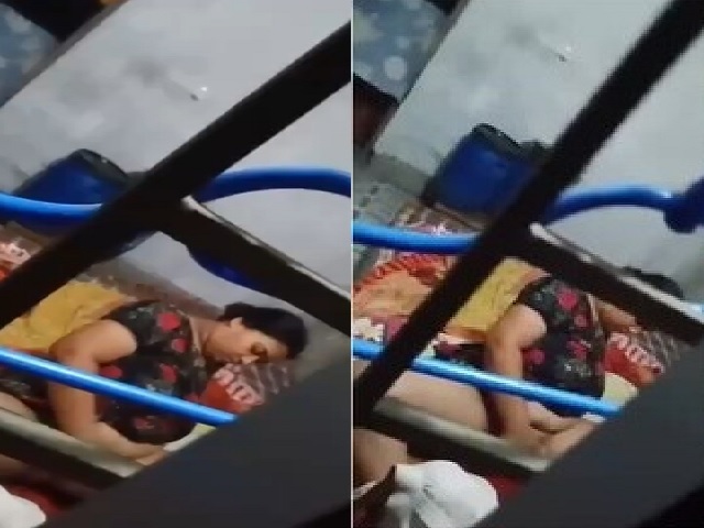 Brother wife indian fingering caught through window